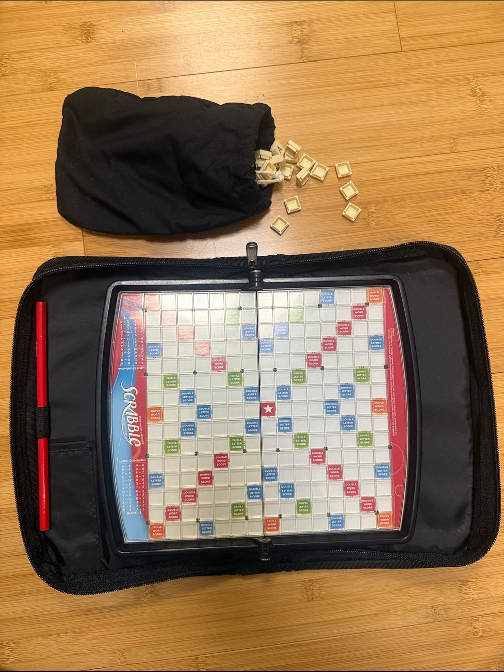 Travel Scrabble game